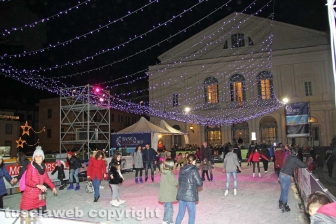 Le luci di Natale nel centro storico