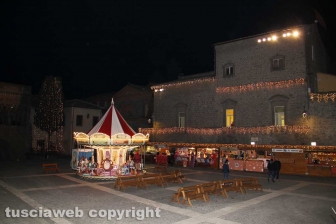 Le luci di Natale nel centro storico