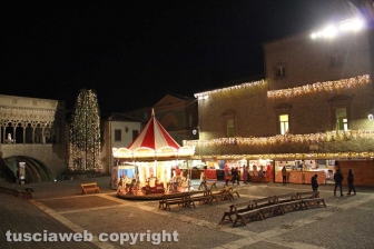 Le luci di Natale nel centro storico