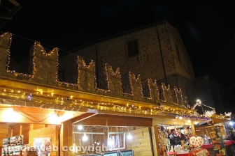 Le luci di Natale nel centro storico