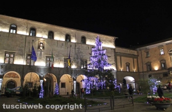 Le luci di Natale nel centro storico