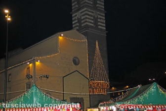 Le luci di Natale nel centro storico