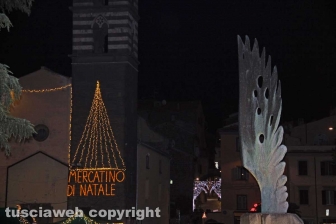 Le luci di Natale nel centro storico