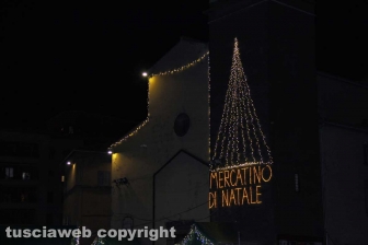 Le luci di Natale nel centro storico