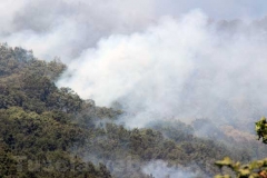 Le operazioni per domare le fiamme