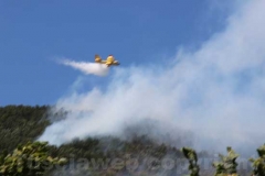 Le operazioni per domare le fiamme