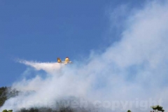 Le operazioni per domare le fiamme