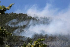 Le operazioni per domare le fiamme