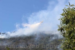 Le operazioni per domare le fiamme