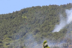 Le operazioni per domare le fiamme