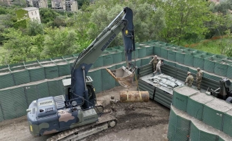 Viterbo - Bomba in via De Gasperi - Le operazioni per il trasferimento dell'ordigno a Monte Romano