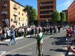 Le penne nere a Viterbo  - Foto di Alessandro ex alpino