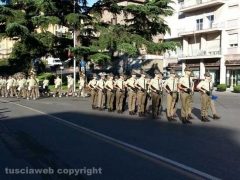 Le penne nere a Viterbo  - Foto di Alessandro ex alpino