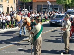 Le penne nere a Viterbo - Foto di Alessandro ex alpino