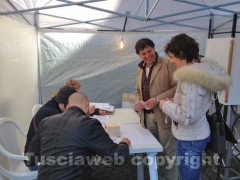 La candidata Raffaella Valeri al voto