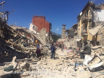 Il terremoto nel centro Italia