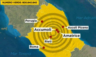 Terremoto - L\'area colpita