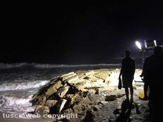 Tarquinia Lido - Le ricerche del ragazzo disperso