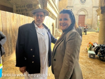 Julian Schnabel e Chiara Frontini