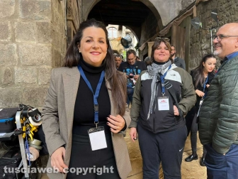 Viterbo - Le riprese di "In the Hand of Dante"
