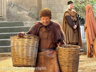 Viterbo - Le riprese di "In the Hand of Dante"