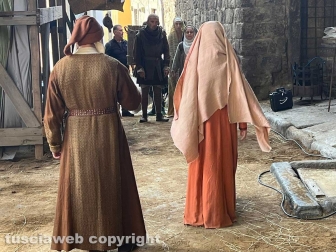 Viterbo - Le riprese di "In the Hand of Dante"