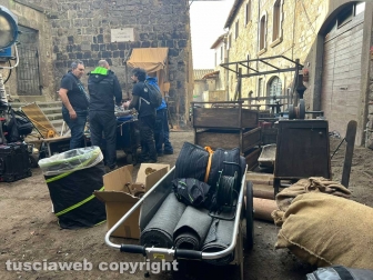 Viterbo - Le riprese di "In the Hand of Dante"