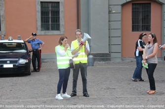 Viterbo - Le Sentinelle in piazza