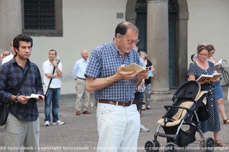Viterbo - Le Sentinelle in piazza