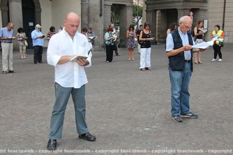 Viterbo - Le Sentinelle in piazza