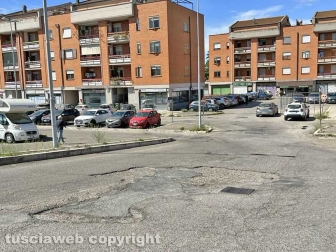 Le strade in via Garbini e via della Palazzina