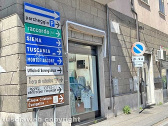 Le strade in via Garbini e via della Palazzina