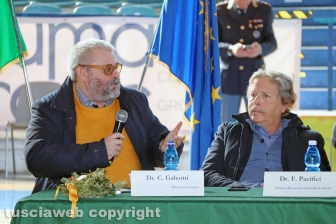 Viterbo - Assemblea liceo Ruffini - Carlo Galeotti e Franco Pacifici
