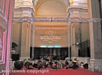 L’ex tribunale e il convento dei Carmelitani scalzi nel 2009