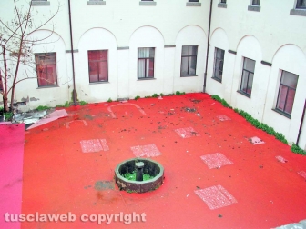 L’ex tribunale e il convento dei Carmelitani scalzi nel 2009