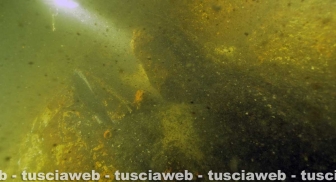 Montefiascone - Il relitto dello Ju 88 sui fondali del lago di Bolsena ripreso da Andrea Bada