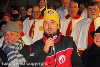 L'imponente focarone di sant'Antonio