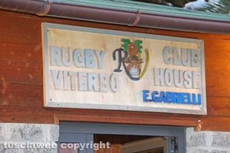 L'inaugurazione degli spogliatoi del campo da rugby "Sandro Quatrini"