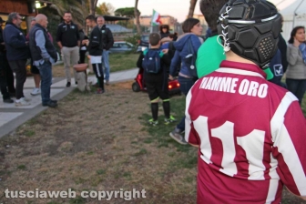 L'inaugurazione degli spogliatoi del campo da rugby "Sandro Quatrini"