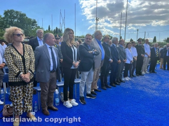 L'inaugurazione del campo della Quercia
