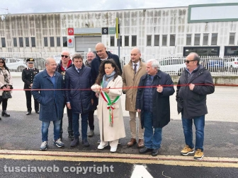 Viterbo - L'inaugurazione del centro comunale di raccolta Poggino