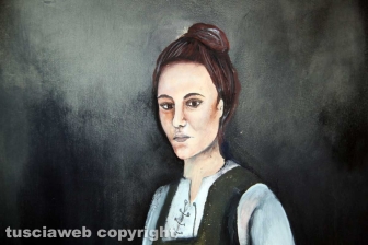 L'inaugurazione del murales nel sottopassaggio di Bagnaia