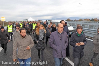 L'inaugurazione del nuovo tratto della Trasversale