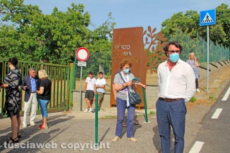 L'inaugurazione del parco Norma Cossetto