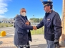 L'inaugurazione del posto di polizia all'ospedale di Belcolle