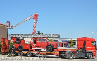 L'inaugurazione della caserma dei vigili del fuoco