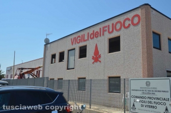 L'inaugurazione della caserma dei vigili del fuoco