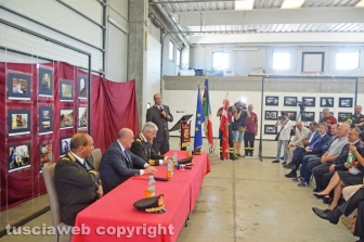 L'inaugurazione della caserma dei vigili del fuoco