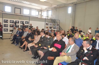 L'inaugurazione della caserma dei vigili del fuoco