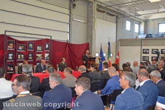 L'inaugurazione della caserma dei vigili del fuoco